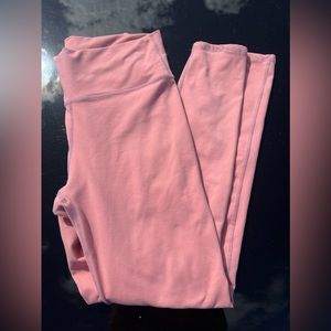 Fabletics pink leggings full length size small